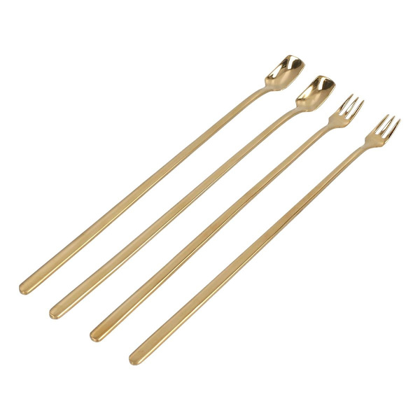 Stykke af 304 rustfrit stål kaffeske med langt håndtag KLB