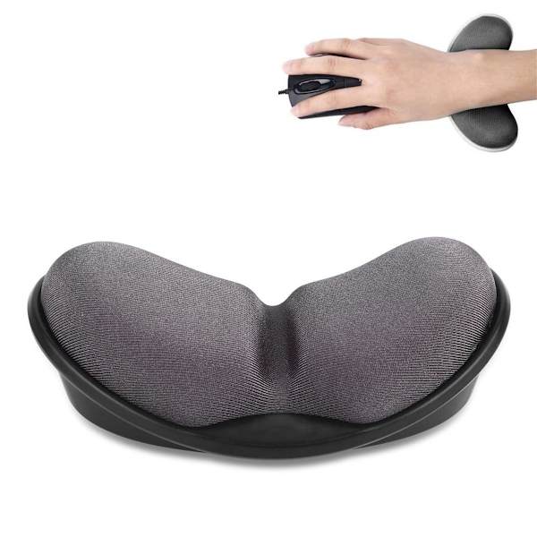 Musehåndledsstøtte Memory Foam Tastatur Håndledsstøtte Grå