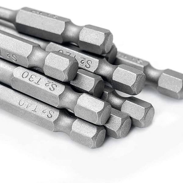 T8-T30 75mm tähtipäinen pitkä teräksinen Torx-kärkisarja Cisea