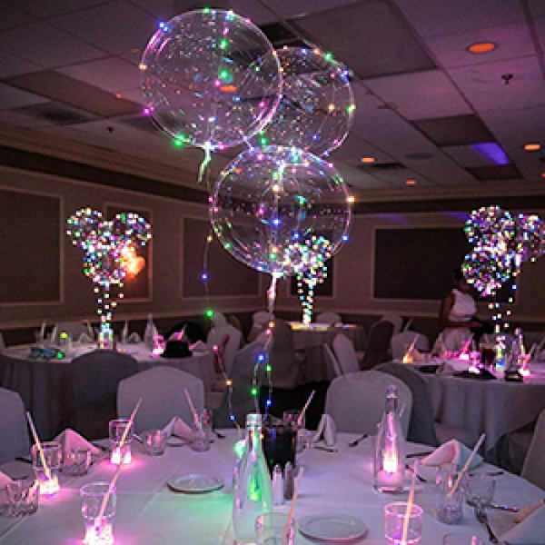 Fødselsdag balloner - LED helium balloner