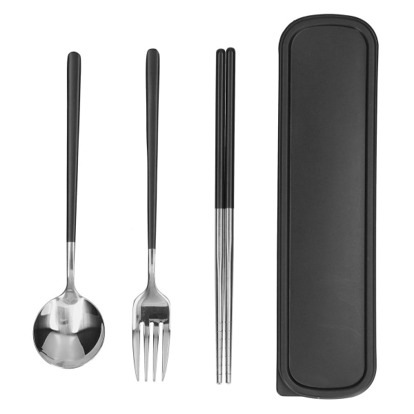 3 stk/sett rustfritt stål farge bestikksett spisepinner KLB