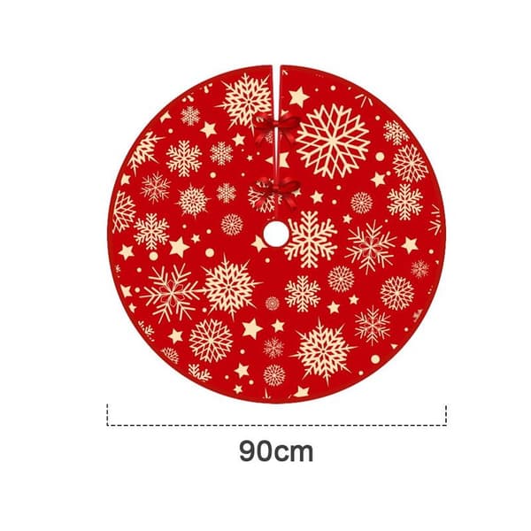 Julklappsjulgran kjol, rustik heminredning, nyårsstil 4