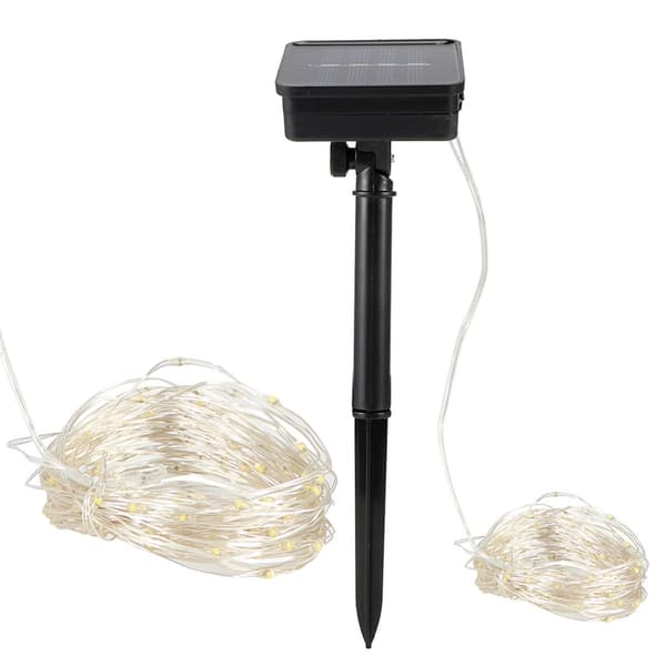 50LED solcelledrevne fe-lys, 8 tilstande, udendørslys KLB