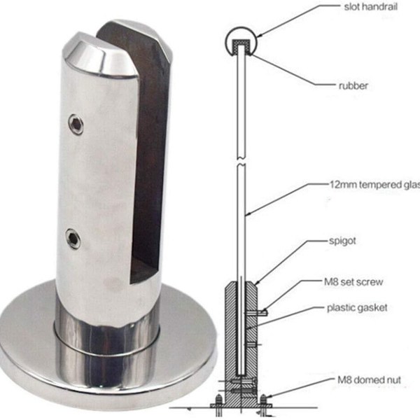 Trappor, poolspigots, glasräcke, räcken, balkong KLB