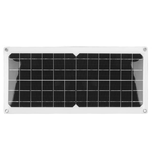10W solpanel 43,5x20cm Vattentät USB-utgång Lätt KLB