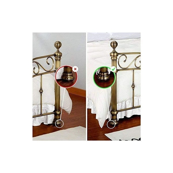 Antislip-dyna - premium gummiplatta - 24 st 45 mm golvskydd - självhäftande anti