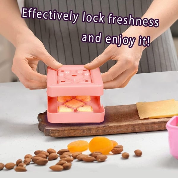 Mini Sandwich Cutter og Sealer til børn, DIY taske
