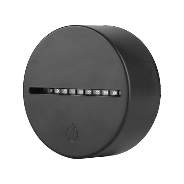 USB 4,5V sju-färgs lampbas, touch switch, akrylmönster KLB