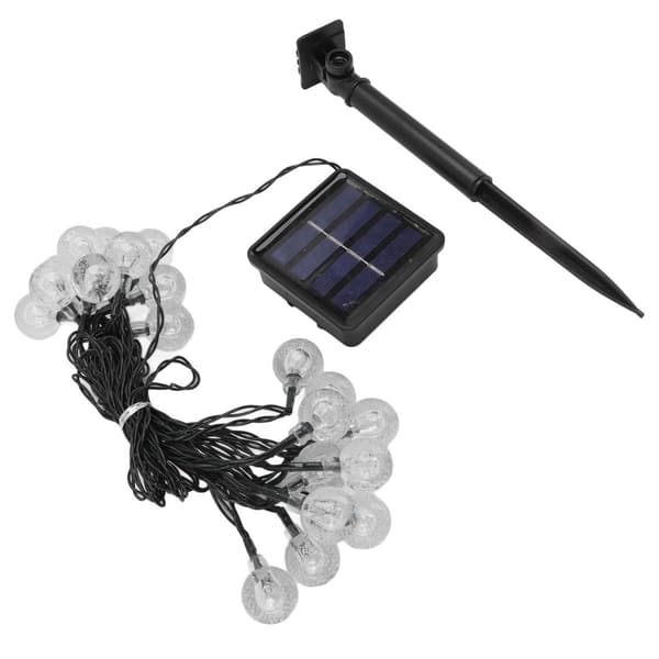 Solcelle Ball String Lights 20 LED 2 Moduser IP65 Vanntett Solar KLB