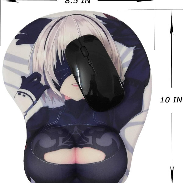 Betomsps Computer Mouse Pad Gaming Mouse Pad Anime Ergonomisk