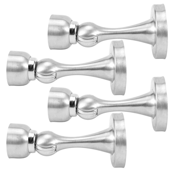 4 stk./sæt rustfrit stål dørstopper, moderne magnetisk dør KLB