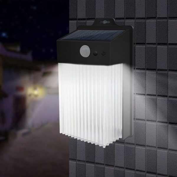 2 st LED-sollampor för utomhus, solenergi