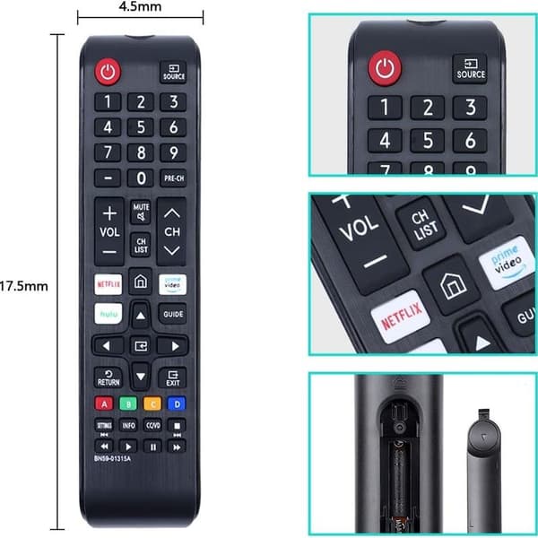 Universal fjernkontroll for Samsung Smart TV