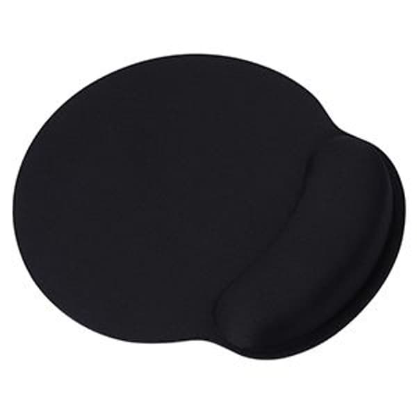 Ceavmlsr Ergonomisk svart musematte med håndleddstøtte for
