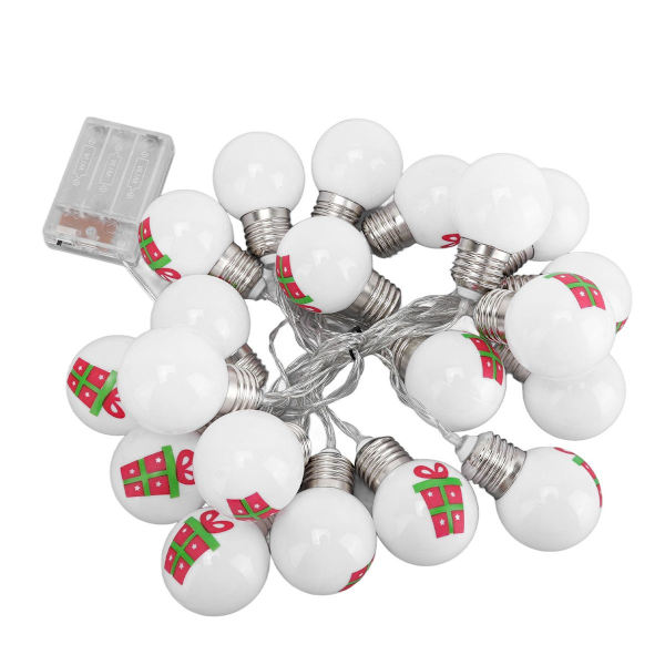 9.8 Fu 20 LED-pallolampun jouluvalot paristoilla KLB