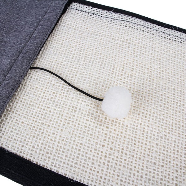 Kattens klorematte møbelbeskyttelse klorepute med ball klorematte sisal kattematte for lenestol møbler sofa klorebeskytter KLB