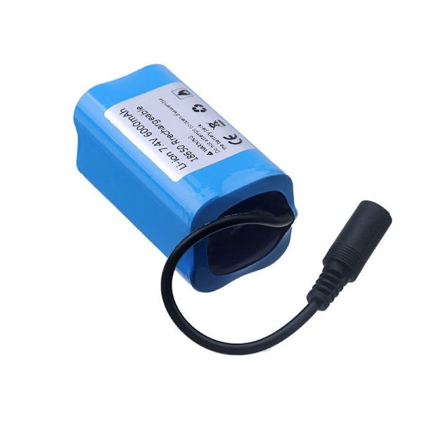 7.4V 5200mAh batteribyte för fiskebetesbåtar
