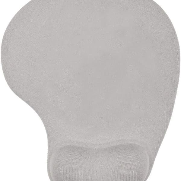 Kontormusemåtte med gel-håndledsstøtte - Ergonomisk Gaming 02Grå