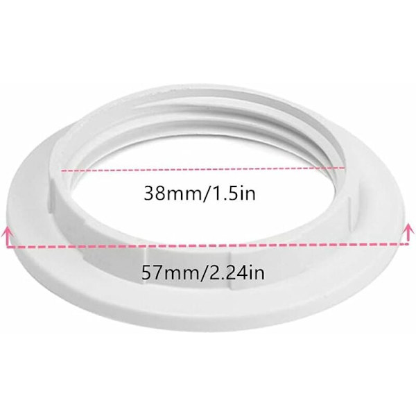 8 st E27 lampskärm reducer ring lampskärm ring adapter konverterplatta KLB