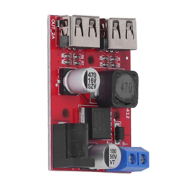 DC 6V-30V till 5V solcellsregulator kretskort spänning KLB