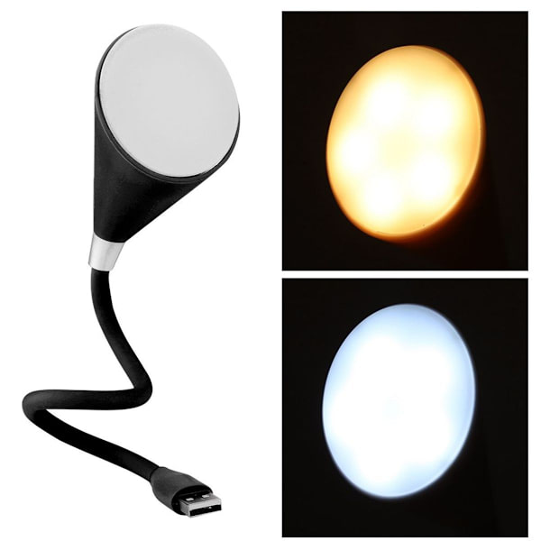 Mini trådløs Bluetooth-høyttaler Smart Touch USB LED-lys KLB