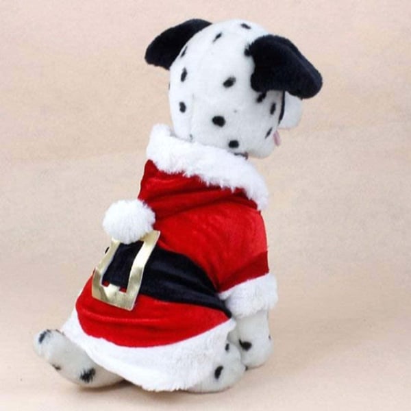 Julehundekostume Bomuldsdyretøj Vinterhættefrakke Tøj Hundeklæder Dyrebeklædning Chihuahua Yorkshire Puddel XS