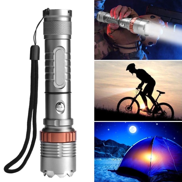 Utomhusladdningsbar LED-ficklampa med hög ljusstyrka KLB