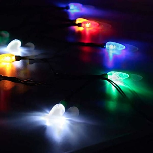Monivärinen LED-jouluvalot Puhelimen Latauskaapeli - 1.4M USB-latauskaapeli 10 LEDiä - Android Micro USB (Android, 1 Pakkaus) KLB