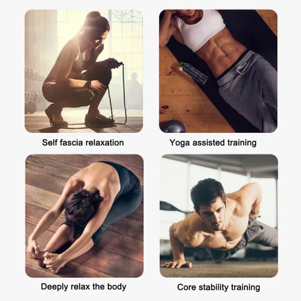 Fascia rollersï¼? Foam Roller Ekstra lang fascia roller 33cm ï¼? Pilates roller fér Blå