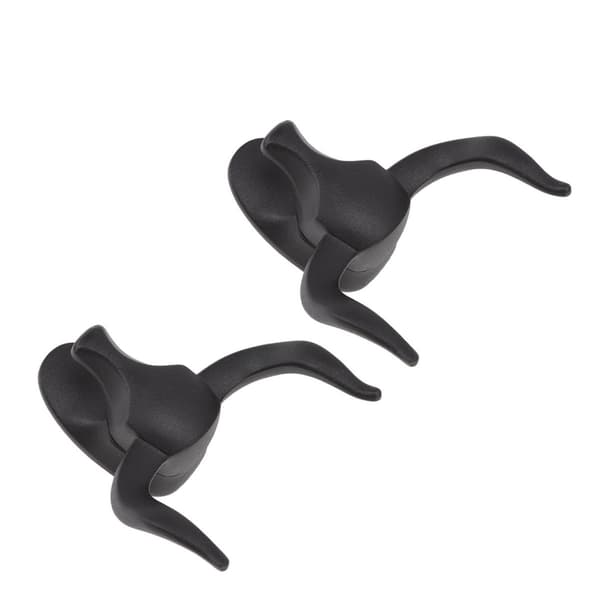 2-pack robusta väggmonterade krokar för handdukar och badrockskrokar KLB