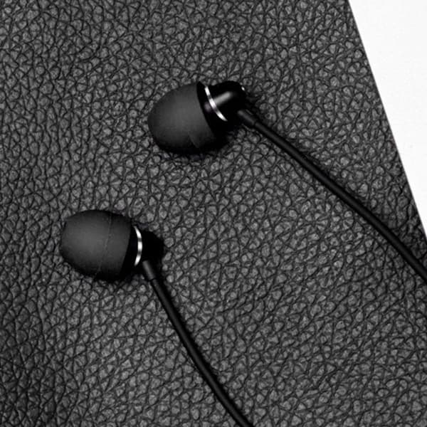 In-Ear-hovedtelefoner til øretelefoner, der er kompatible med iPhone 11, sort
