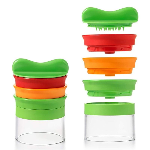 Håndholdt spiralizer med 3 kniver