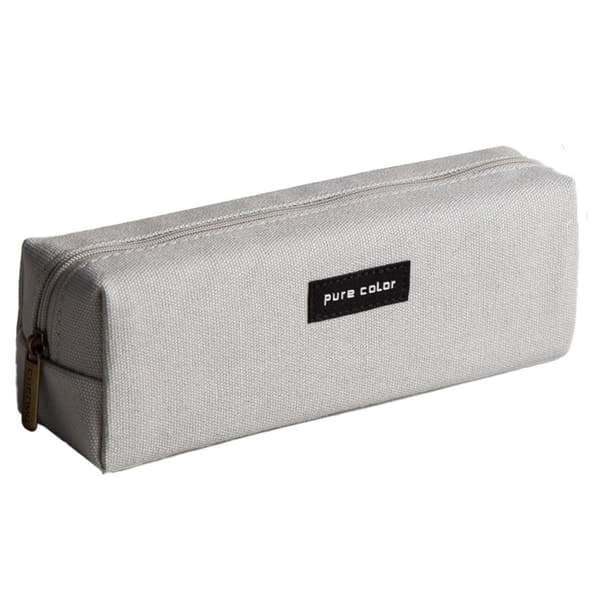 Wide Open Stationery Pencil Case, Ljusgrå Pencil Case KLB