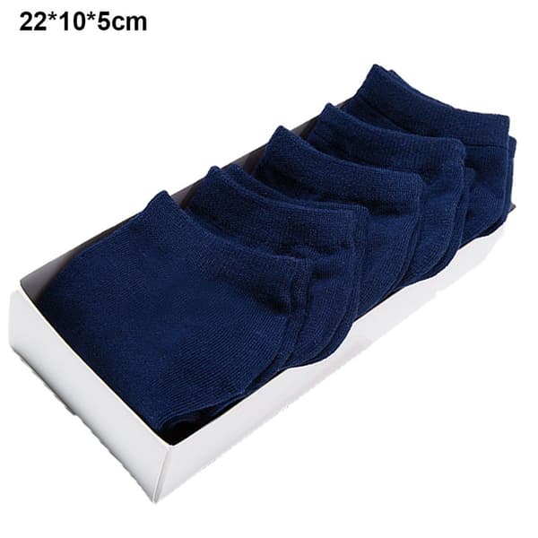 Kvinders Ankelsokker Low Top Athleisure Sokker Hidden Blue 5 Par KLB