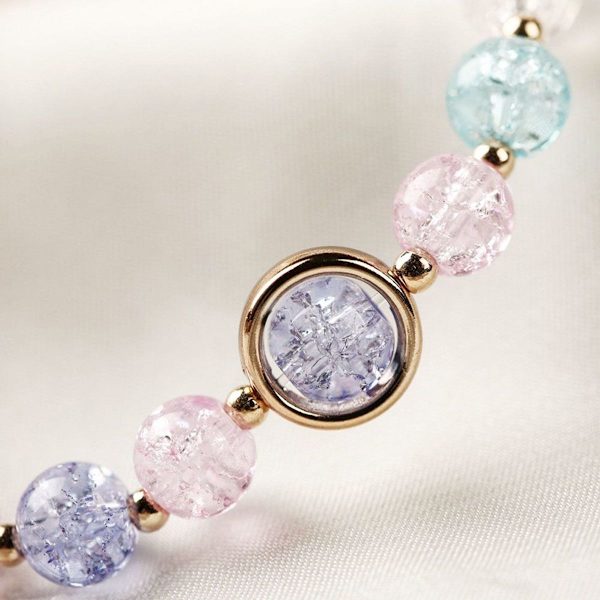 5 stk Farverige Blomster Charm Armbåndssæt Håndlavede Perler Tusindfryd
