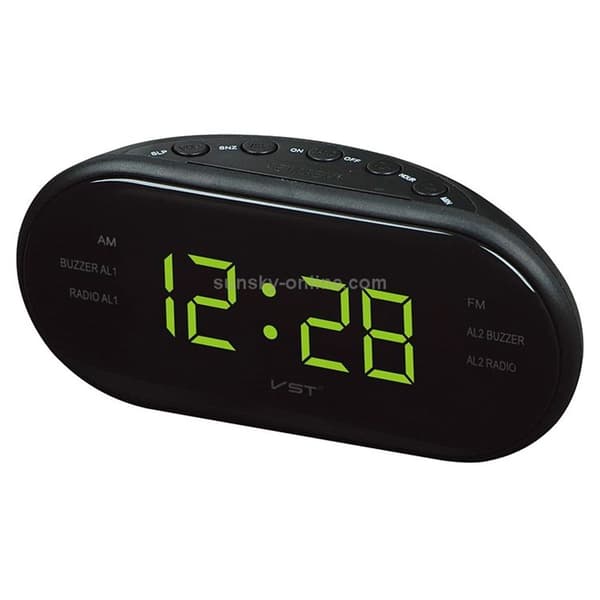 Ovalt urradio LED-ur (gul)