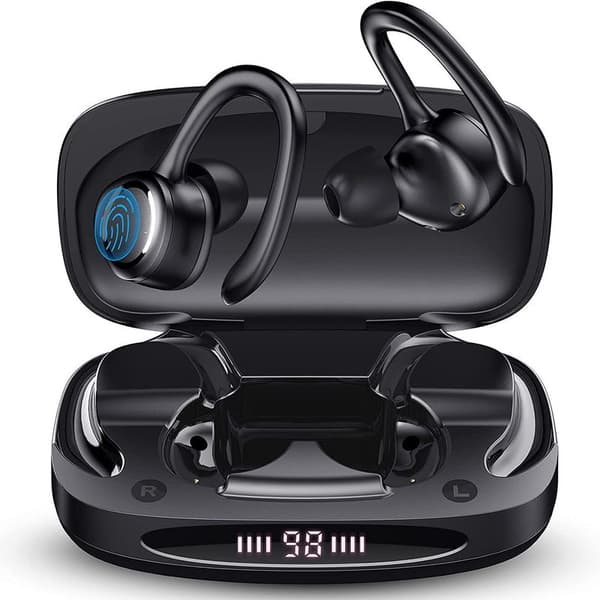 Bluetooth-hörlurar Sport, Litinst Hörlurar Trådlösa Bluetooth 5.3 3D Stereo