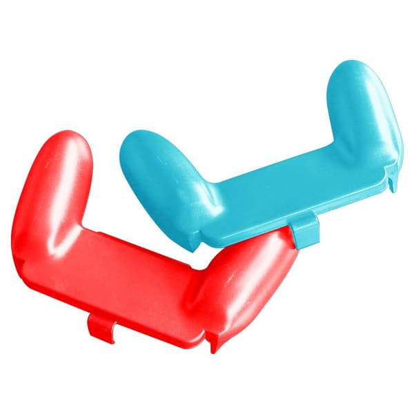 2-pack med litet handtag NS spelhandtag, hållbart handtag, rött och blått KLB