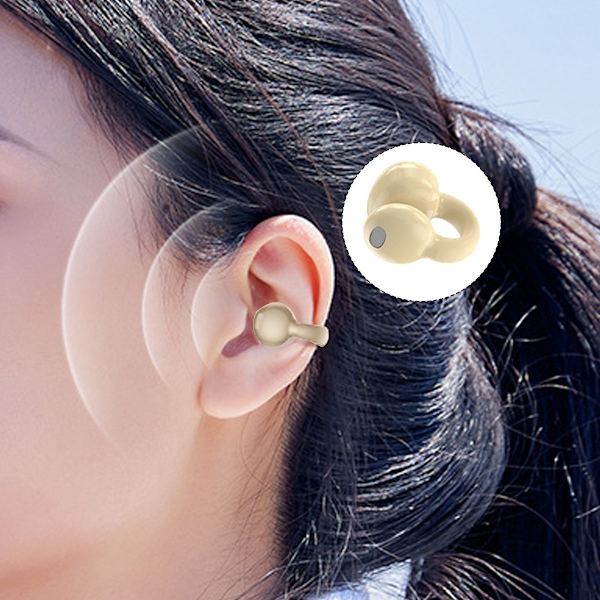 Langaton korvaklipsi luujohtokuulokkeet Bluetooth ihonväri