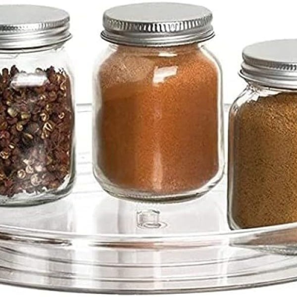 Pladespiller køleskab organisator køkken, 23,5cm drejeskive køleskab KLB