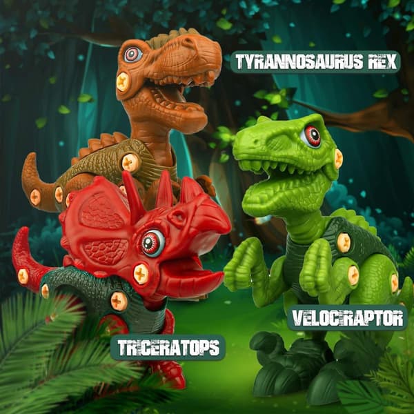 Pura dinosauruslelu lapsille, rakennuslelu KLB