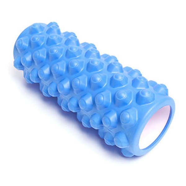 Fascia rollersï¼? Foam Roller Ekstra lang fascia roller 33cm ï¼? Pilates roller fér Blå