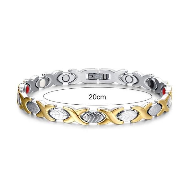 Bladformet armbånd, jule- og bursdagsgave
