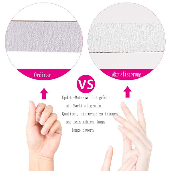 15-delad nagelfilset: slitstark och tvättbar KLB