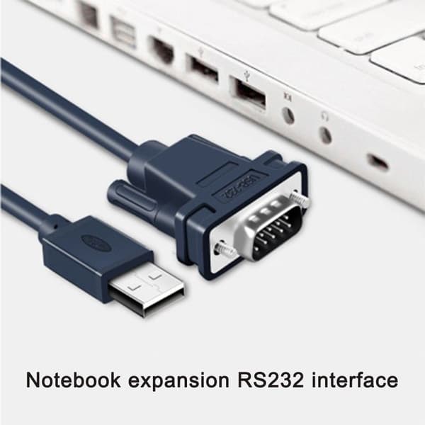 USB til RS232 serielkabel, 1,2M forgyldt USB 2.0 til RS232 han DB9