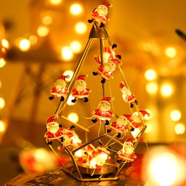 3 meter lång LED-julgransljuskedja Jultomte. KLB