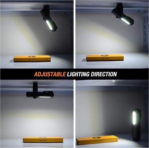 shenkey Oppladbart LED arbeidslys, super sterkt LED arbeidslys 5W 380