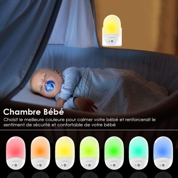 Nattlampa för barn LED LOFTer nattljussockel KLB