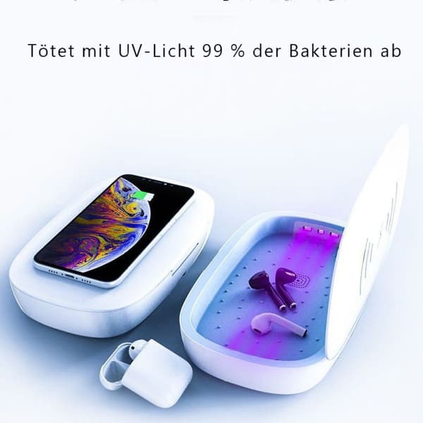 Belkin Boost Charge UV Sterilizer med trådløs oplader (reducerer