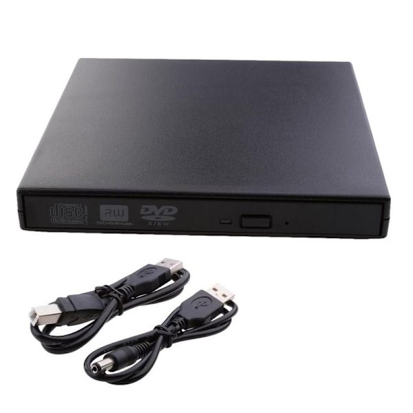 Ulkoinen CD DVD -asema, USB 2.0 kannettava DVD/CD-poltin ja